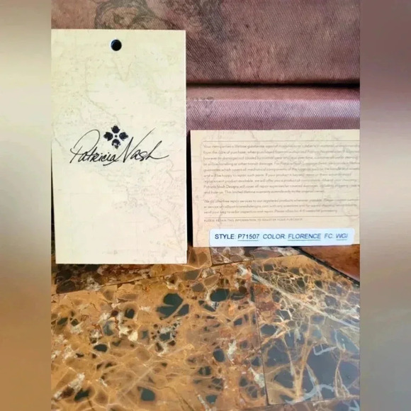 Patricia Nash Leather fold-over - Picture 11 of 12